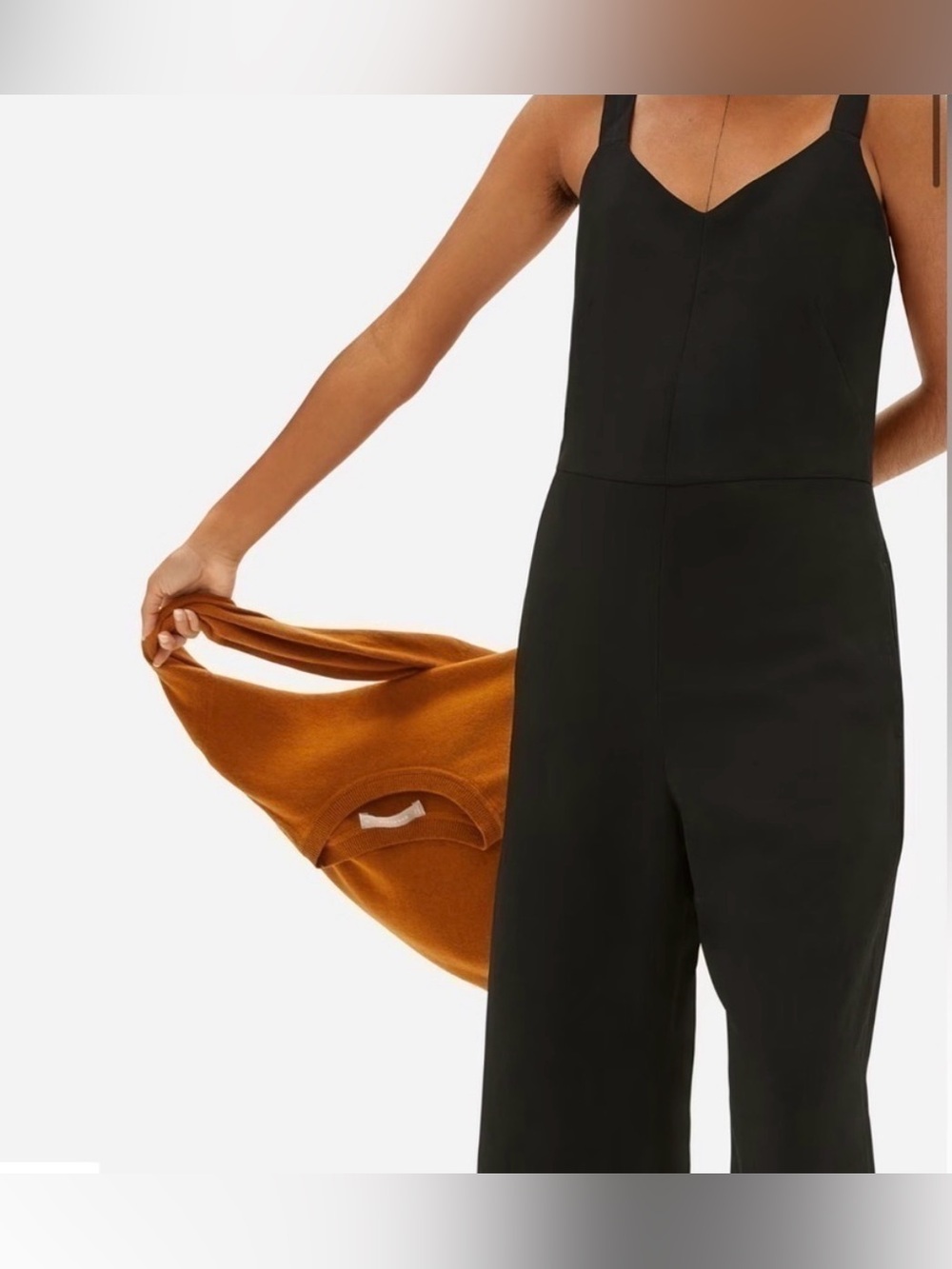 Everlane Japanese GoWeave Slip Jumpsuit